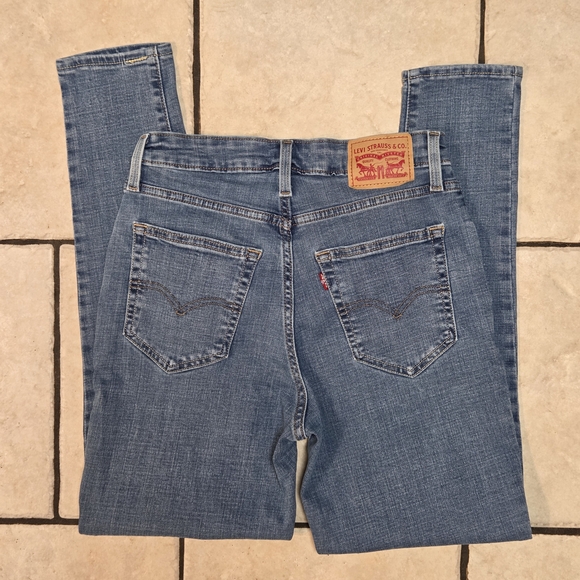 Levi's 721 High Rise Skinny Jeans Size 27 - Picture 3 of 10